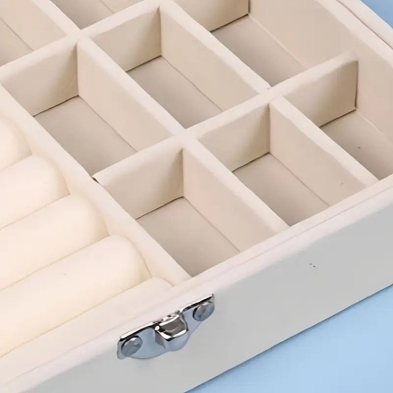 9-Compartment Jewelry Organizer Box - Image 3