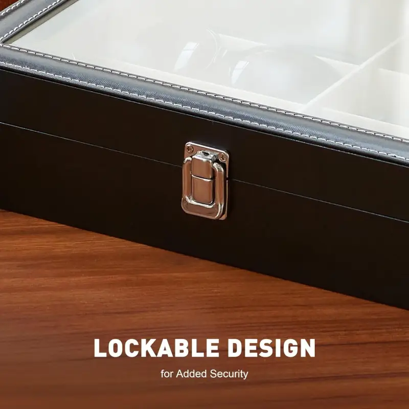 1pc Premium PU Leather Sunglass Box - Image 5