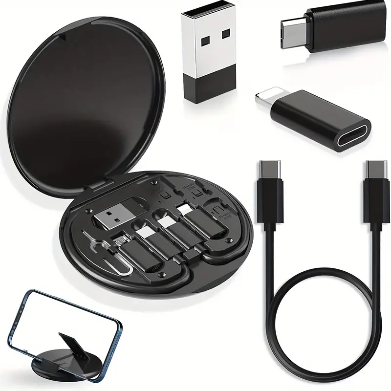 5-in-1 Mini Data Cable Storage Box