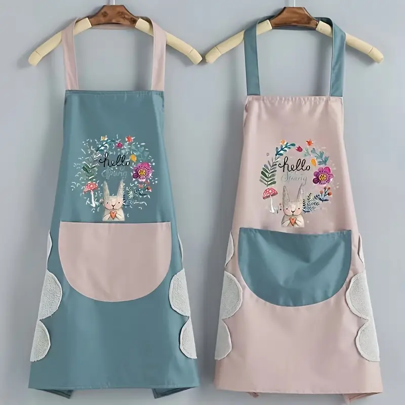 1pc, Waterproof & Oil-Resistant Apron