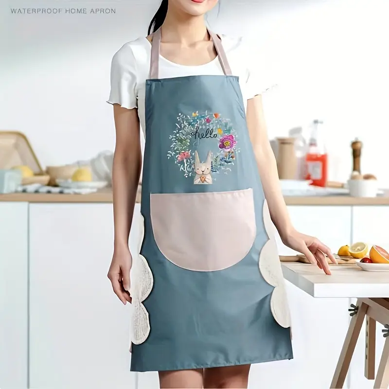 1pc, Waterproof & Oil-Resistant Apron - Image 6