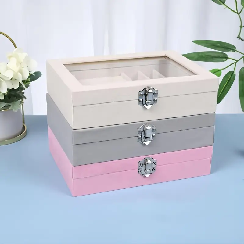 9-Compartment Jewelry Organizer Box - Image 6