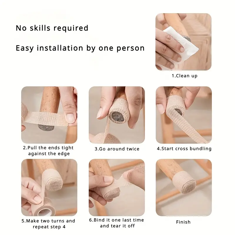 elf-Adhesive Anti-Slip Furniture Pads - Image 2