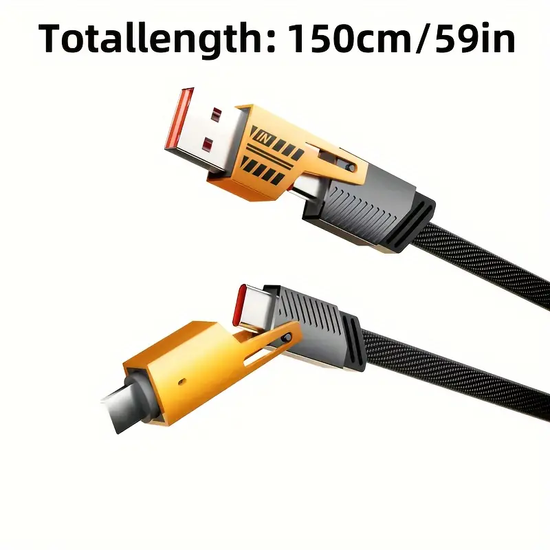 4-in-1 USB-C Cable 65W Fast Charging Cable - Image 3