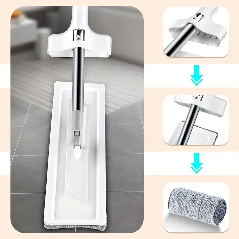 Hands-Free Mop - Self-Squeeze