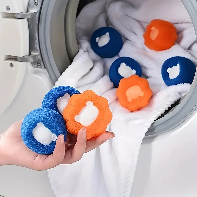 10pcs Reusable Laundry Hair Catcher ball