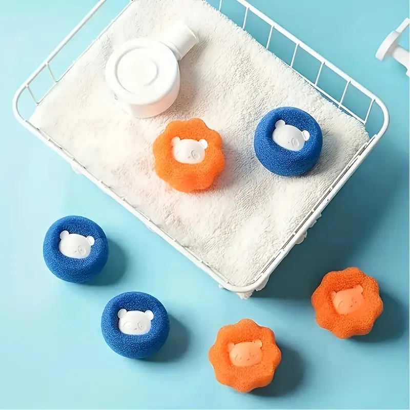10pcs Reusable Laundry Hair Catcher ball - Image 3