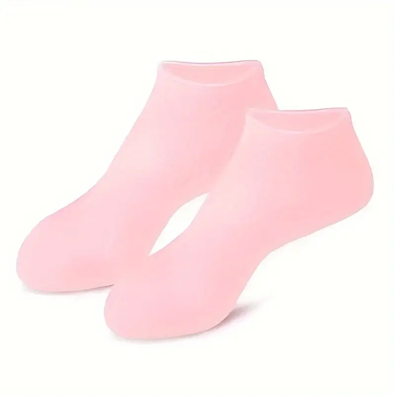 1 pair Silicone Moisturizing Gel Socks - Image 2