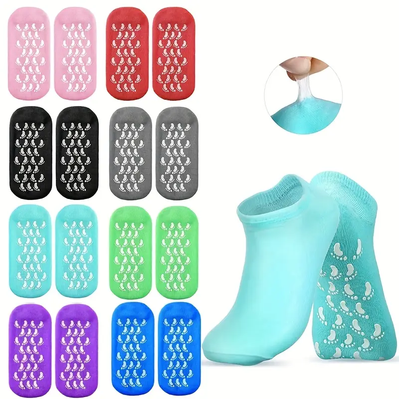 1 Pair Gel Spa Socks - Image 2