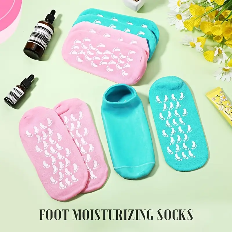 1 Pair Gel Spa Socks - Image 3