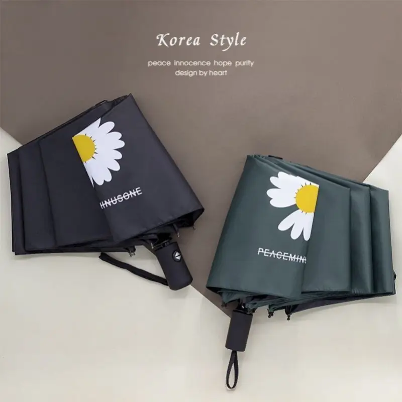 Automatic Large Folding Daisy Sun Umbrella
