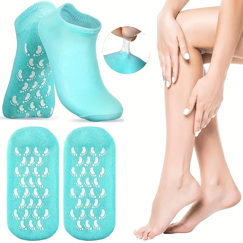 1 Pair Gel Spa Socks - Image 4
