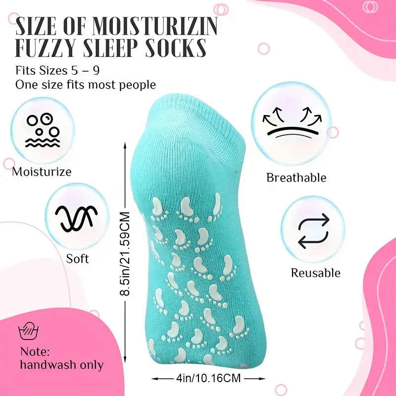 1 Pair Gel Spa Socks - Image 5
