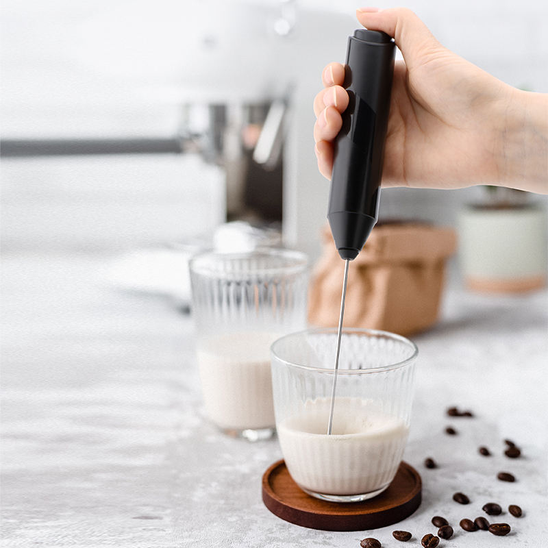 Handheld Milk Frother for Coffee, Rechargeable Drink Mixer