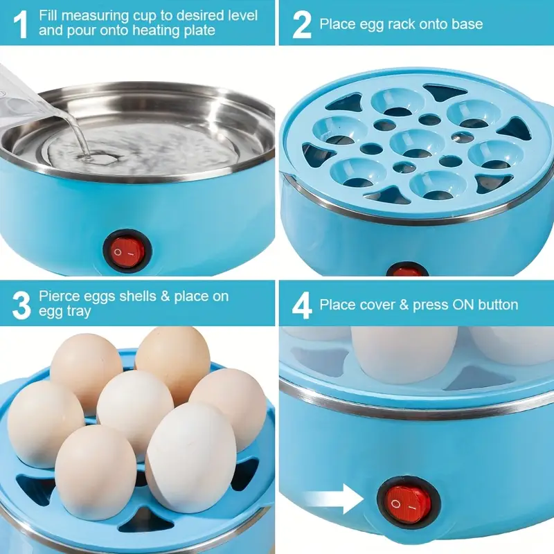 tainless Steel Electric Egg Cooker - Image 3