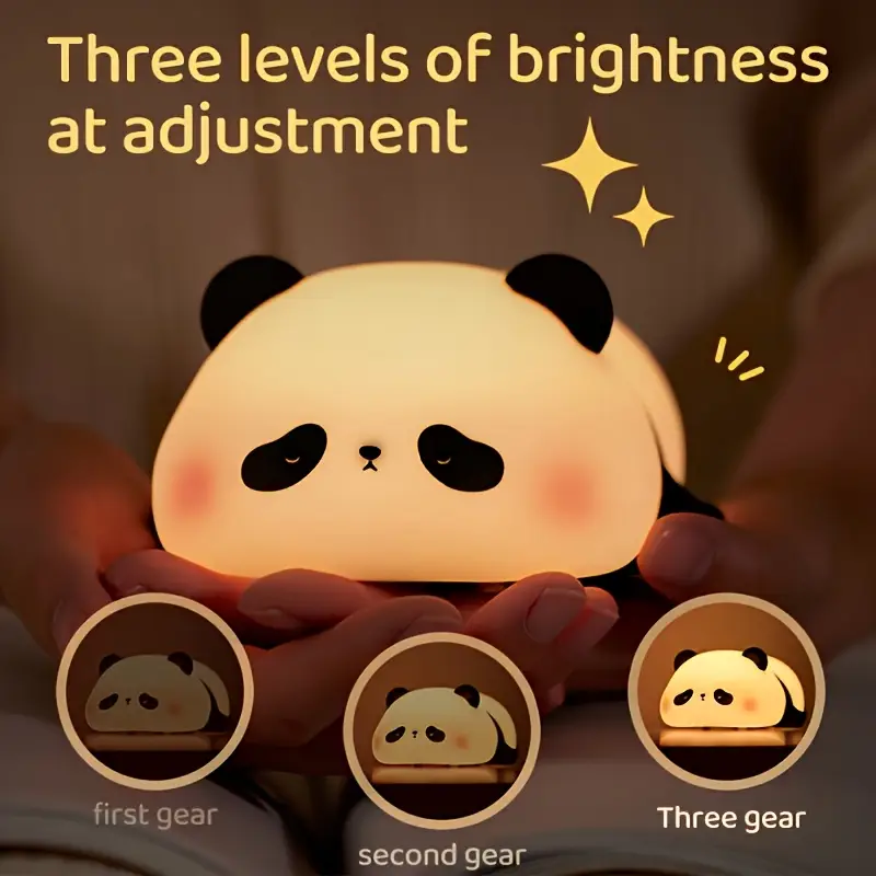 Adorable Panda Silicone Touch Sensor lamp - Image 3