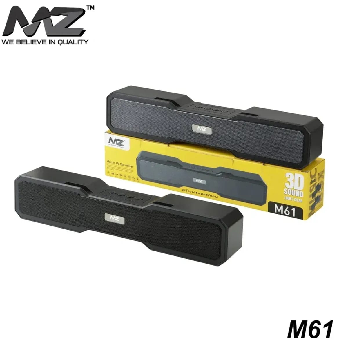 MZ M61 Portable soundbar 2400mAh battery