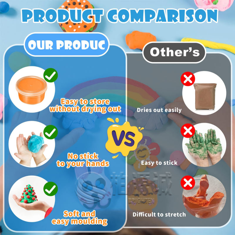 Super Light Clay 12pcs Color Set - Image 5