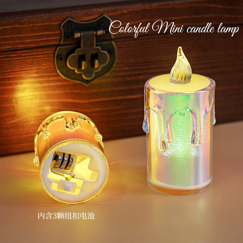 Holographic Light Magic Color Candle no.2 - Image 2