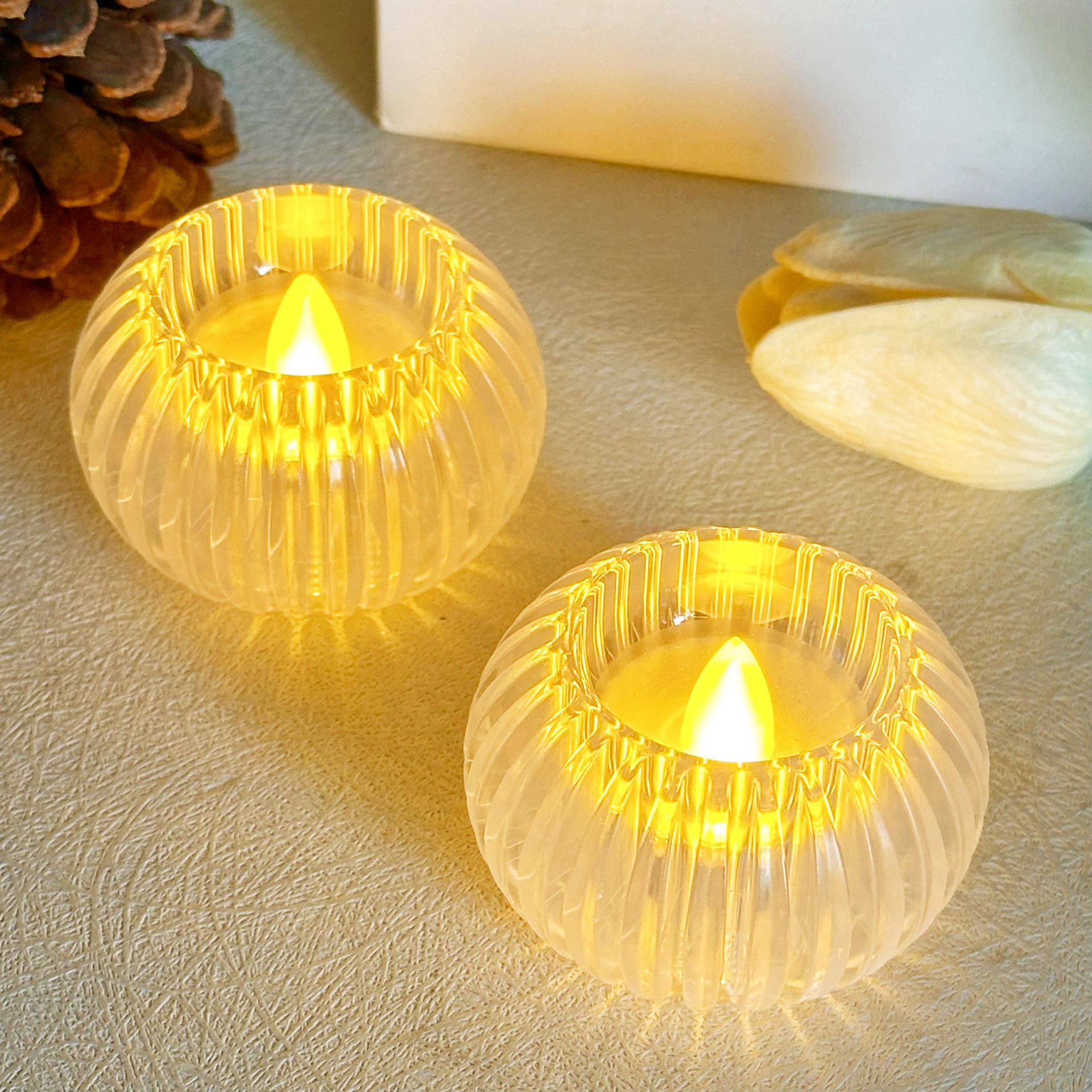 12PCS Artificial Flameless Tealight Round - Image 4