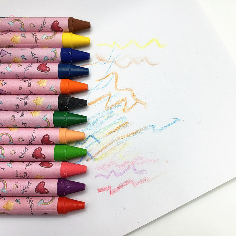 Multicolor Crayon Sets 12 Colors - Image 4