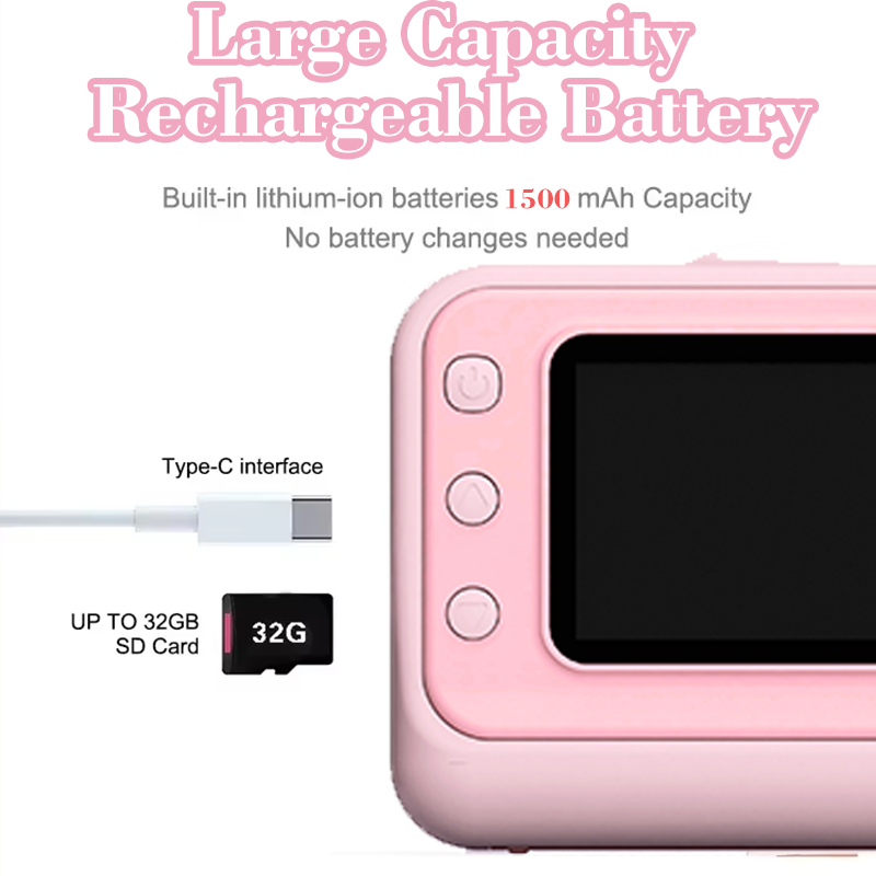 Kids Camera Instant Print, 1080P HD - Image 4