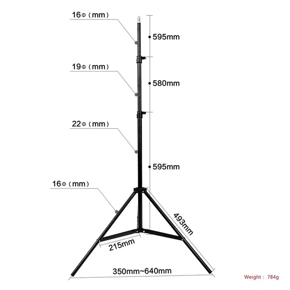 Plokoma 2MTR Light Stand Tripod Heavy - Image 6