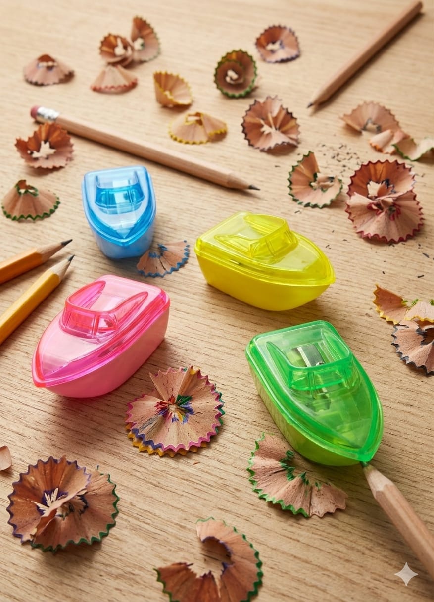 Mini Boat-Shaped Pencil Sharpener