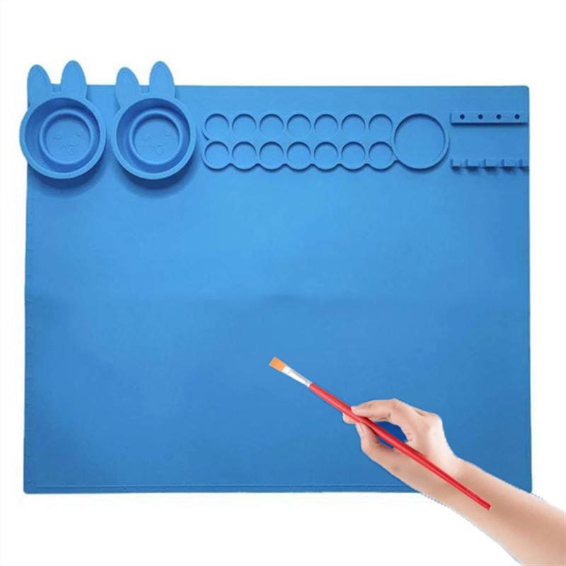Silicone Rabbit Shape Drawing Mat for Kids - Image 5