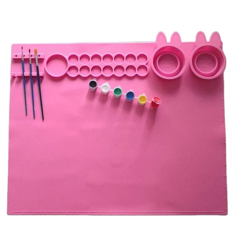 Silicone Rabbit Shape Drawing Mat for Kids
