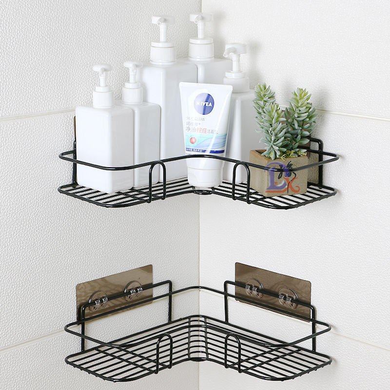Bathroom Corner Metal Storage Shelf