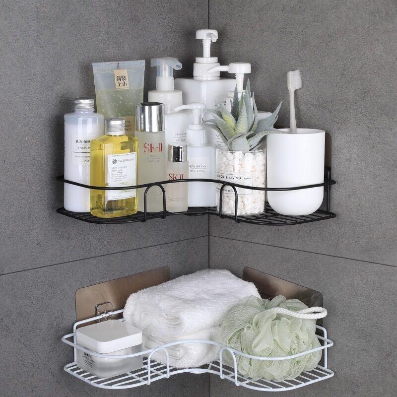 Bathroom Corner Metal Storage Shelf - Image 2