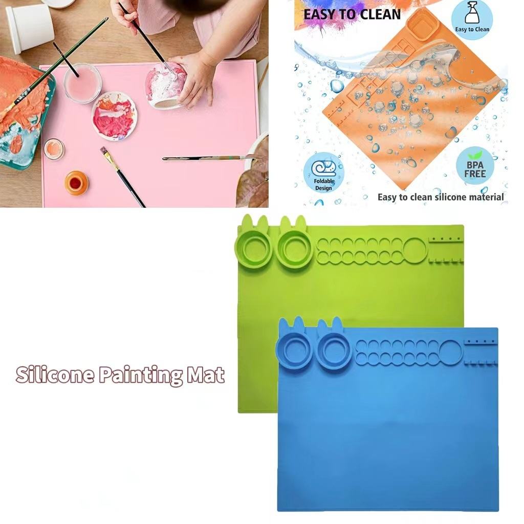 Silicone Rabbit Shape Drawing Mat for Kids - Image 4